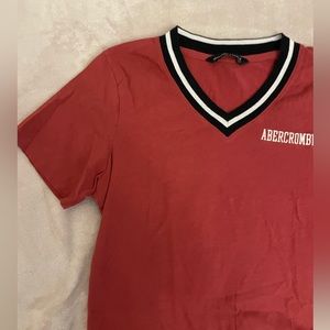 Abercrombie & Fitch Bby tee varsity styled